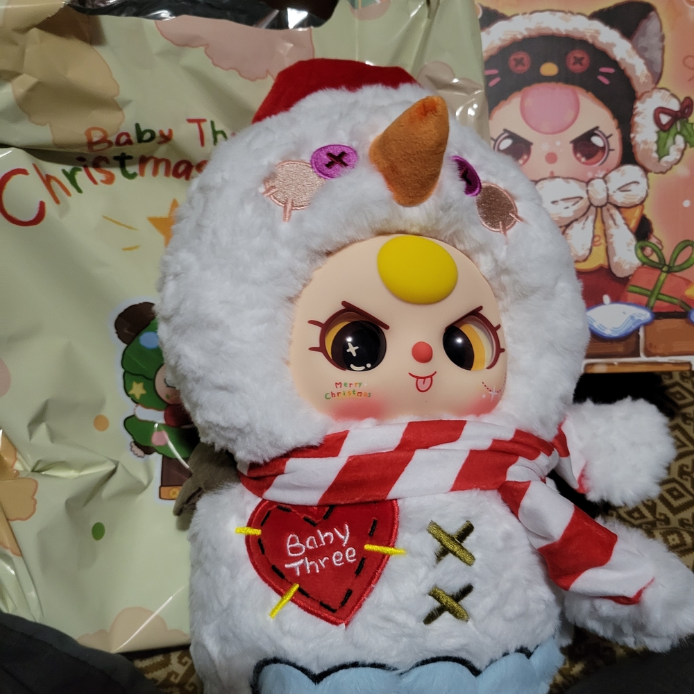 BB3 400% CONFIRMED SNOWMAN PLUSHIE CHRISTMAS